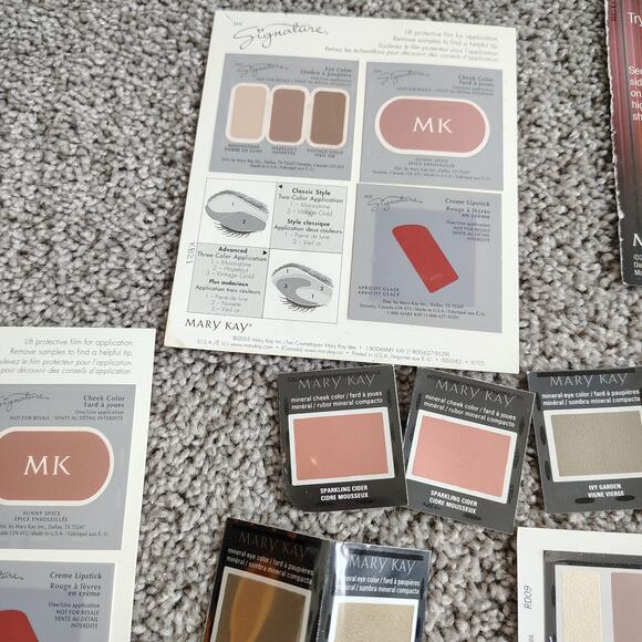 Mary Kay 60+ Samples Eye, Lip, Cheek Color Lot Assorted Variety Consultant 05,07 - Picture 11 of 11